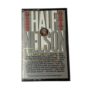 Vintage 80s Country Folk Cassette Tape Willie Nelson Half Nelson Special Edition